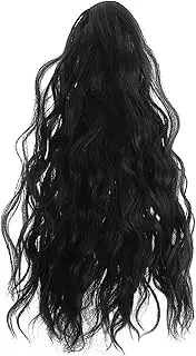 NOLITOY Realistic Ponytail Wig Human Hair Ponytail Extension Clip Stylish Curly Hair Piece for Women