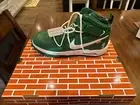 DR0500-300 Off-White Nike Air Force 1 Mid SP LTHR Pine Green White (Men's)