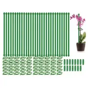 30 Pcs Adjustable Plant Support Stakes Garden Single Stem Support Stake7337
