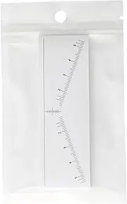 Eyebrow Shaper Stencil - Brow Stencil, 25 x Portable White Eyebrow Stencils | Positioning of Stickers, Set of Brow, Mapping Kit, Buddy Tool, Measuring Tool for Home