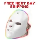 NEW Wireless Red Light Therapy Skin Rejuvenation Face Mask 7 Colors 90 LEDs USB