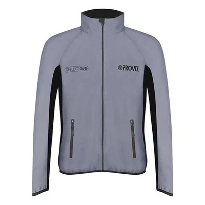 Proviz Reflect 360 Running Jacket, Men, Silver, M