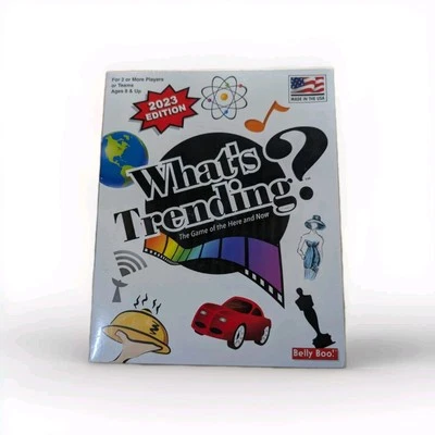 "What's Trending?" The Game Of The Here And Now- 2+ Players - NEW SEALED Age 8+