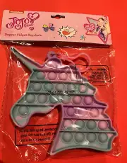 JoJo Siwa Unicorn Popper Fidget Keychain