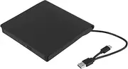 Angoily Laptop Pc External Cd DVD Drive -c Optical Drive Burner Portable Cd Player High Speed Data Transfer