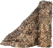 QLoztyse Camos Netting Plant Cover with High Density Mesh for Outdoor Use, 1.5x5m Brown, as described