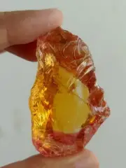 44 Grams Red Yellow Bicolor Monatomic Andara Crystal Raw B464