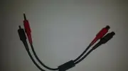 VJP1164 Stereo Audio Convert Cable RED RCA Male/Female Grey RCA Female/3.5mm Mal