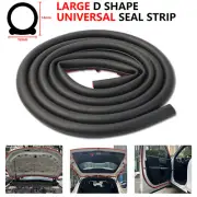 200cm Car D-Shape Weather Seal Hollow Door Strip Rubber Weatherstrip Universal (for: Audi)
