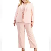 Anne Klein Notched-Collar Open-Front Blazer 2X NWT