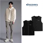 韓國 DISCOVERY EXPEDITION 23FW 男裝 雙面2穿 格紋抓絨背心 保暖背心