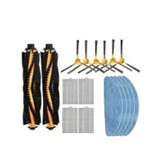 Main Side Brush Rag Mop Hepa Filter For C30b E30 Xr500, Robot Vacuum Spare Parts