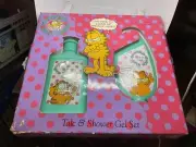 GARFIELD VINTAGE SET TALC AND SHOWER GEL BY GROSVENOR ENGLAND