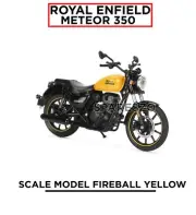 Royal Enfield "METEOR 350 1:12 Scale Model FIREBALL YELLOW Color"