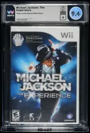 Michael Jackson the Experience Wii With Glove New Sealed Graded WATA 9.4 A