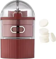 Pill Grinder - Multifunctional Portable Pill Splitter | Compact Travel Carrier Crusher, Box Splitter with Case Storage Compartment for Small or Large Pills