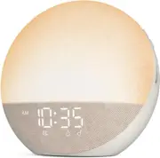 Sunrise Alarm Clock White Noise Machine Dimmable Clock Bluetooth Speaker 25 Soun