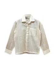 Kartik Research Box Silk Sequin Weave Regular Fit Button Down Shirt