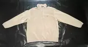 New Men’s Nautica 2XLT Quarter Zip Tan Pullover Fleece Sweater