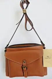 Patricia Nash NWT Womens AVELLINO CROSSBODY - Hazelnut MSRP $169