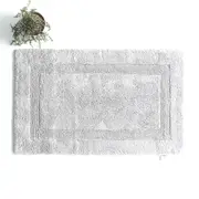 Renee Taylor Soho 80cm Cotton Bathroom/Toilet Floor Mat/Rug Reversible Sand