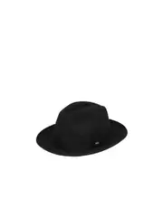 Saint Laurent Logo Plaque Fedora Hat 56,57,58 Black