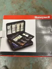 Petite Deluxe Cash Box w/ Money Tray Lock Tiered Money Box for Cashier