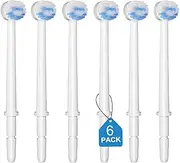 IIYL Replacement Tips for Waterpik Aquarius Water Flosser Waterpik Toothbrush Replacement Heads (6 Brush Head Tips)