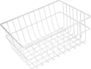 FUNNETOYU Freezer Chest Organizer Baskets Storage Bins for Deep Freezer Iron Storage Containers for Kitchen Pantry