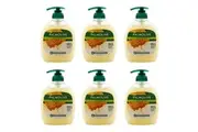 6x Palmolive 250ml Naturals Softwash Liquid Soap Replenishing Milk & Honey Pump
