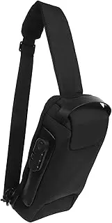 [Didiseaon] Men Sling Bag Theft Crossbody Chest Bag for Travel Outdoor Sports and Daily Use Lightweight Oxford Design with Code Lock for Secure Storage of Personal Items