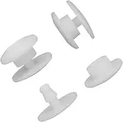 Healeved 1000 Pairs Disposable Resin Snap Fastener for Masks Durable Fixing Button for Elastic Straps for DIY Crafts and Protective Masks White Color