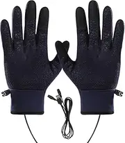 [Generic] Ski Mittens Heated Mittens - Heated Ski Gloves | Rechargeable Winter Snow Ski Mittens for Women, Winter Warm Touch Screen Ski Mittens, Rechargeable Winter Ski Mittens for Driving Hiking Cycling