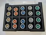 CUSTOM WHEELS 5 SETS ALLOY WIRE LOWRIDER FITS ON HOT WHEELS 1/64 CARS SET LRD 7