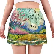 [RPLIFE] Sleepwear for Women Pajama Set, Summer Pajama Sets for Women Soft, Spring Beauty, Small