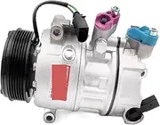 AC Compressor Compatible For VW Jetta Compatible For Passat BEETLE 2013 2014 2015 2016 2017 2018 1K0820808H 1697 1697A
