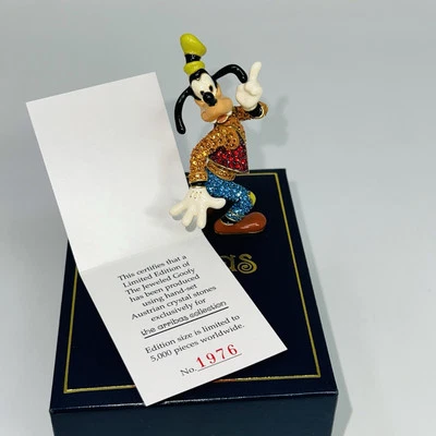 Disney Arribas Brothers Swarovski® Crystal 2005 AE Goofy Jeweled Small Figurine
