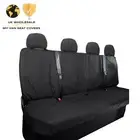 VW CRAFTER (2010-2017) TAILORED HEAVY DUTY REAR SEAT COVERS BLACK 416