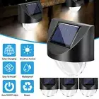 1-4Pack Outdoor Solar LED Deck Light Garden Patio Pathway Stair Step Fence Light