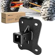 Nilight 2 Inch Rear Bumper Tow Trailer Hitch Receiver Kit Compatible for 2020+ UTV Polaris RZR PRO XP/PRO XP 4