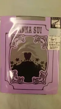 在飛比找Yahoo!奇摩拍賣優惠-ANNA SUI 膝上造型絲襪（黑色）