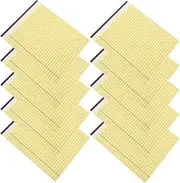 Sewroro Portable Legal Pads 10 Notebooks 30 Lined Pages Double-Sided for School Office Use