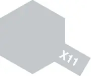Tamiya Acrylic Mini X-11 Chrome Silver 10mL Paint 81511