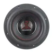 Massive Audio HIPPO H84 1200 Watt 8" Dual 4 Ohm Car Audio Subwoofer DVC Sub