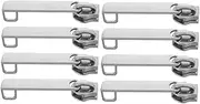 Baluue 8pcs Backpack Zipper Tab Replacement: Easy Keyhole Sliders - Nylon Zipper Slider Repair Pulls - Universal Slider Tabs for Bags Luggage Suitcases Tents