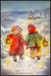 Chart Needlework - Counted Cross Stitch Patterns - Silent Night go to Church