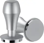[Normcore] 53.3mm Coffee Tamper V4.1 with Click Sound Feedback, Spring Loaded Tamper With Stainless Steel Flat Base, Compatible with 54mm Breville Sage Espresso Machine Portafilter, Silver
