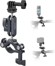 SMALLRIG Handlebar Mount Clamp for Action Cameras, Motorcycle Camera Mount for GoPro for DJI for Insta 360, Max. Load 0.5kg for Cycling/Motorbike - 4191