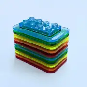 Rare 2008 LEGO Brick Paper Clip / Paperclip Complete Set x 2! 4541572 / 852458