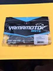 Gary Yamamoto Yama-Senko Worms 5" Dark Green Pumpkin/Amber Laminate
